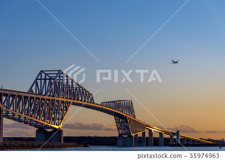 東京門橋晚上風景 35974963