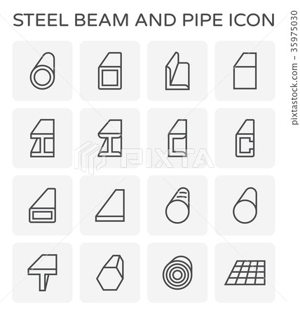 beam pipe icon beam pipe icon 35975030