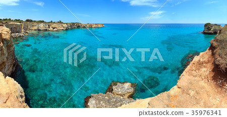 Faraglioni at Torre Sant Andrea, Italy 35976341