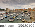 Dubrovnik old town pier, Croatia 35980109
