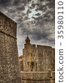 Dubrovnik old city fortress. Old Town walls. 35980110