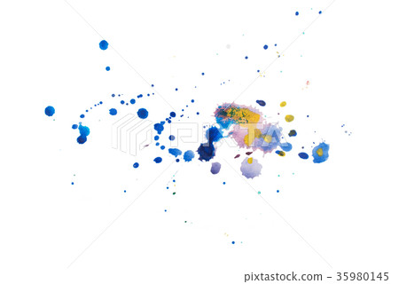 Color retro vintage abstract watercolour aquarelle Color retro vintage abstract watercolour aquarelle 35980145