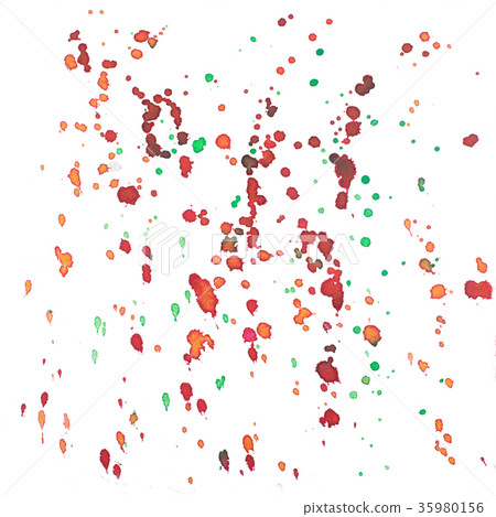 Color retro vintage abstract watercolour aquarelle 35980156