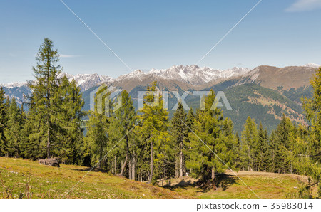 Alpine landscape in Western Carinthia, Austria. Alpine landscape in Western Carinthia, Austria. 35983014
