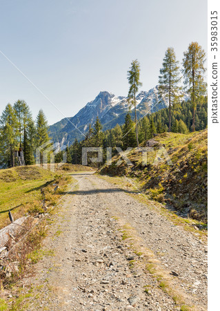 Alpine road landscape in Carinthia, Austria. Alpine road landscape in Carinthia, Austria. 35983015