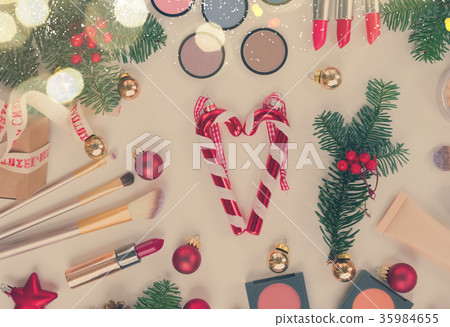 Christmas make up cosmetics Christmas make up cosmetics 35984655