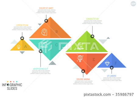 6 lettered triangular elements 35986797