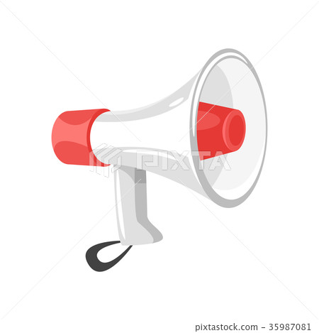 illustration of loudspeaker  35987081