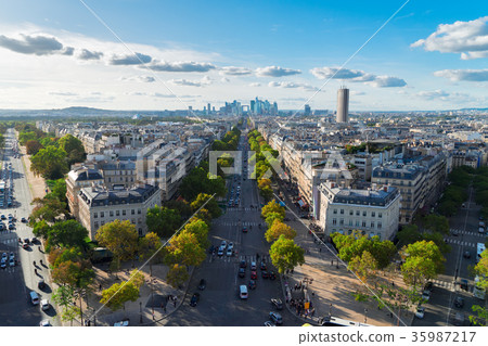 skyline of Paris, France skyline of Paris, France 35987217