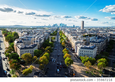 skyline of Paris, France skyline of Paris, France 35987218