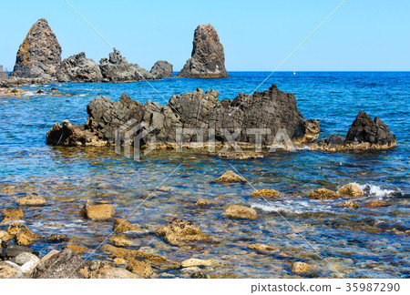 Aci Trezza Faraglioni, Sicily coast 35987290
