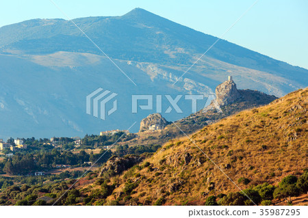 Evening Torre Guidaloca, Scopello, Sicily, Italy Evening Torre Guidaloca, Scopello, Sicily, Italy 35987295