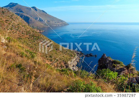 Zingaro sea coast, Sicily, Italy Zingaro sea coast, Sicily, Italy 35987297