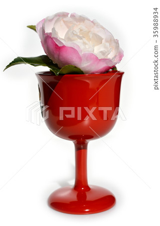 Japanese style image material, Yamacha flower 35988934