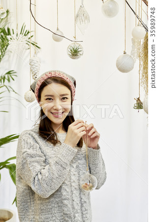 Young woman, life, decoration 35989748