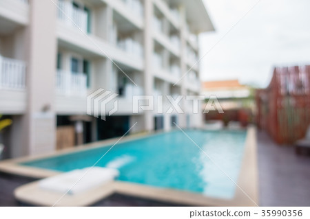 Abstract blur and defocus swimming pool Abstract blur and defocus swimming pool 35990356