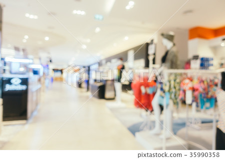 Abstract blur and defocused shopping mall Abstract blur and defocused shopping mall 35990358