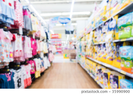 Abstract blur supermarket in derpartment store Abstract blur supermarket in derpartment store 35990900