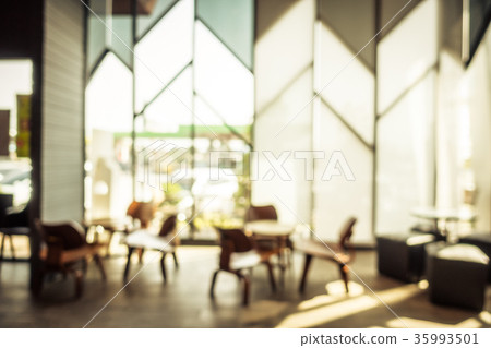 Abstract blur and defocused coffee shop cafe and restaurant 35993501