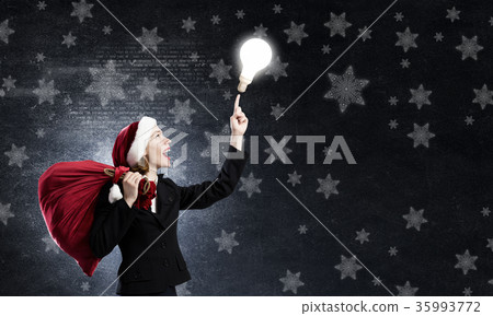 Santa woman Santa woman 35993772