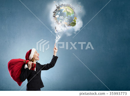 Santa woman 35993773