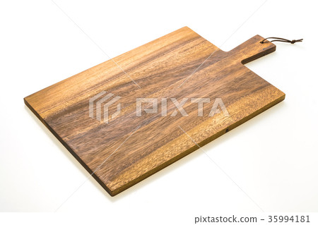 Brown wooden cutting board Brown wooden cutting board 35994181