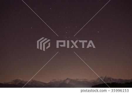 Orion rising from Yatsugatake 35996153