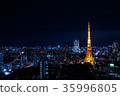 從貿易中心大廈看的東京鐵塔 35996805