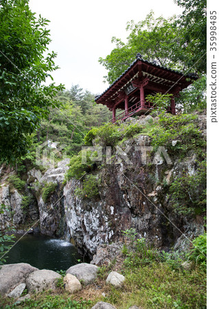 Janggak瀑布，Gimanjeong，Mt. Mt.，常州，Gyeongbuk 35998485