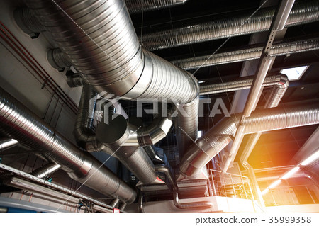 Ventilation ducts of industrial air condition 35999358