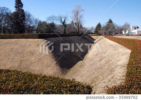 The ruins of the castle castle restored 35999702