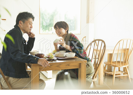 咖啡廳餐廳中間情侶 36000652