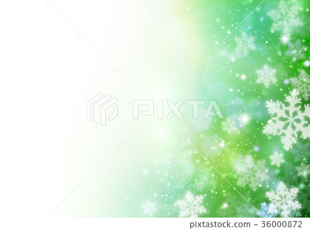 Green background snow 36000872