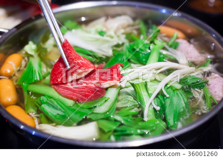 Shabu Shabu and Sukiyaki food hotpot Shabu Shabu and Sukiyaki food hotpot 36001260