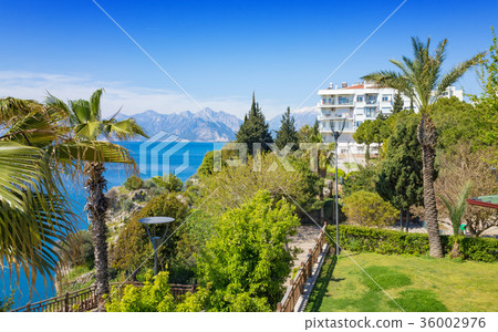 Sunny day in popular resort city Antalya, Turkey Sunny day in popular resort city Antalya, Turkey 36002976