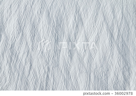Wavy white textured deposits in Pamukkale, Turkey 36002978