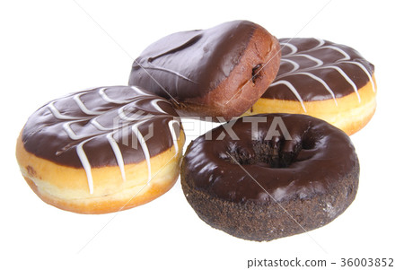 chocolate donuts on a background chocolate donuts on a background 36003852