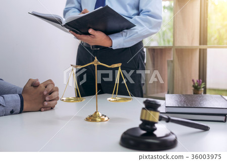 Judge gavel with scales of justice, Business people and male law Judge gavel with scales of justice, Business people and male law 36003975