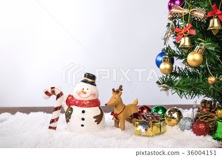 Christmas decoration Holiday or new year with Santa Claus and sn 36004151
