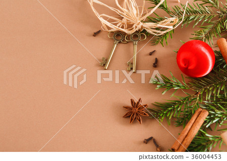 Christmas decoration background copy space 36004453