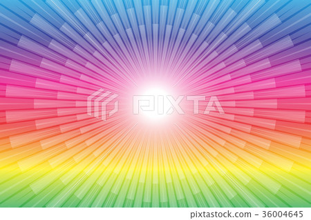 Background material wallpaper, radiation, radial, radiation, radiant light, light, ray, shine, glitter, back light, back of light, space, concentrated ray, fireworks, 36004645