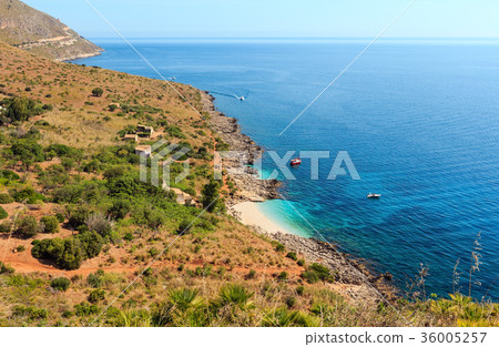 Sea bay in Zingaro Park, Sicily, Italy 36005257