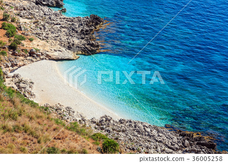 Sea bay in Zingaro Park, Sicily, Italy Sea bay in Zingaro Park, Sicily, Italy 36005258