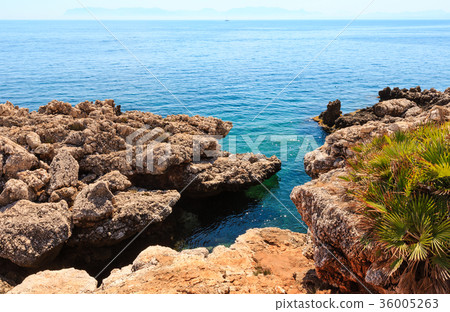 Sea bay in Zingaro Park, Sicily, Italy 36005263
