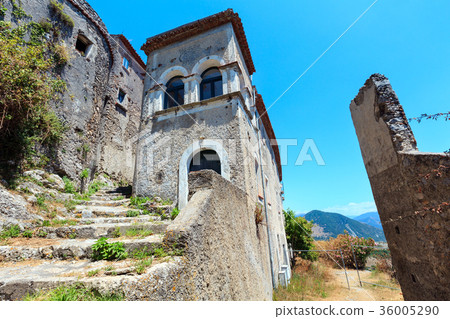 Ruins of the original settlement of Maratea. italy 36005290