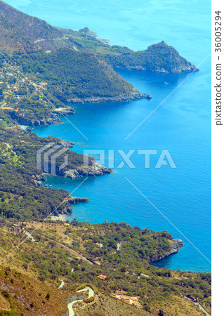Tyrrhenian sea coast near Maratea, Italy Tyrrhenian sea coast near Maratea, Italy 36005294