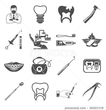 Set Dental Services Icons 36005339