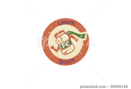 Superhero jar depicting natural food Superhero jar depicting natural food 36006140