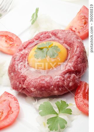 Steak Tartare. Selective focus Steak Tartare. Selective focus 36008819