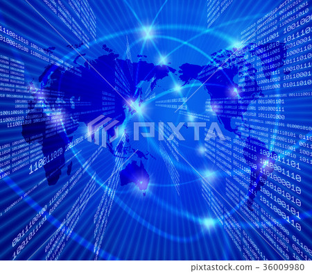 World Map, Digital and Internet World Map, Digital and Internet 36009980